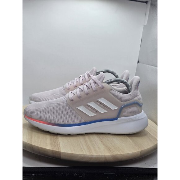 Adidas Women's EQ19 Run Cloudfoam Sneakers GZ0564 Shoes Pink Sz 8 - Picture 1 of 9